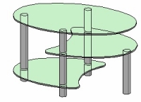 Журнальный столик Антоник СТ-406
