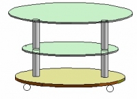 Журнальный столик Антоник СТ-607