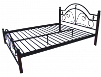 Металлическая кровать "Диана" дер. ножки Металл-дизайн