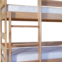 Ясна - двухъярусная кровать-трансформер из цельного массива бука