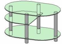 Журнальный столик Антоник СТ-407