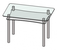 Кухонный столик Антоник Абрис