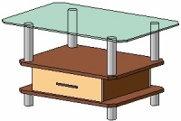 Журнальный столик Антоник СТ-605