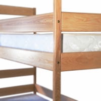 Ясна - двухъярусная кровать-трансформер из цельного массива бука