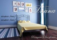 Металлическая кровать "Диана" мини Металл-дизайн