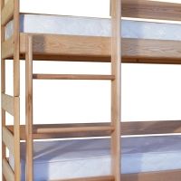 Ясна - двухъярусная кровать-трансформер из цельного массива бука