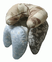 Подушка дорожная "Рогалик"