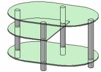 Журнальный столик Антоник СТ-407