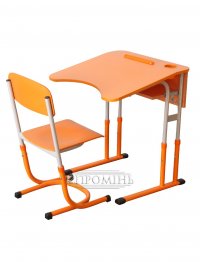 Стол антисколиозный одноместный регулируемый по высоте Проминь